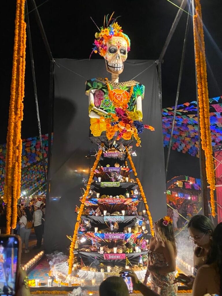 Day of the Dead skeleton ofrenda